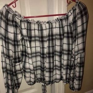 Hollister off the shoulder top
